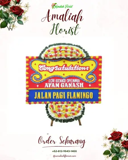 Sewa Papan Bunga Cemorokandang